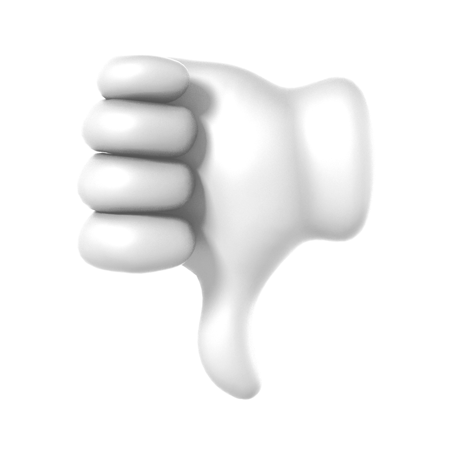 Thumbs down